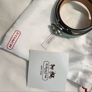 Coach leather bracelet brand new with tags!